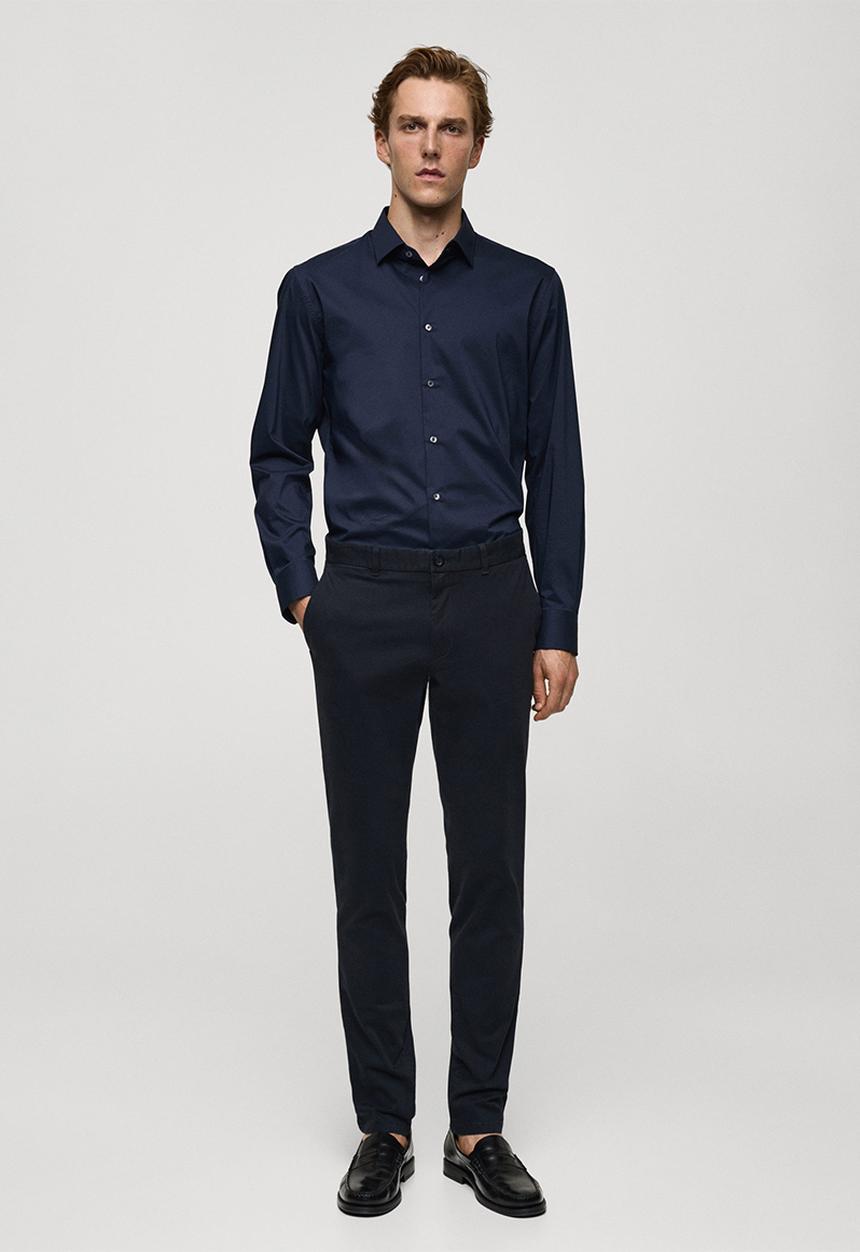 MANGO - Shirt play - navy