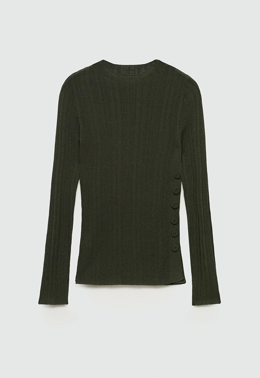 MANGO - Sweater Valle - Dark Green