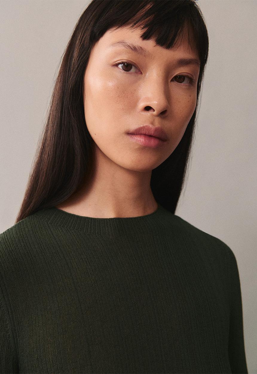 MANGO - Sweater Valle - Dark Green