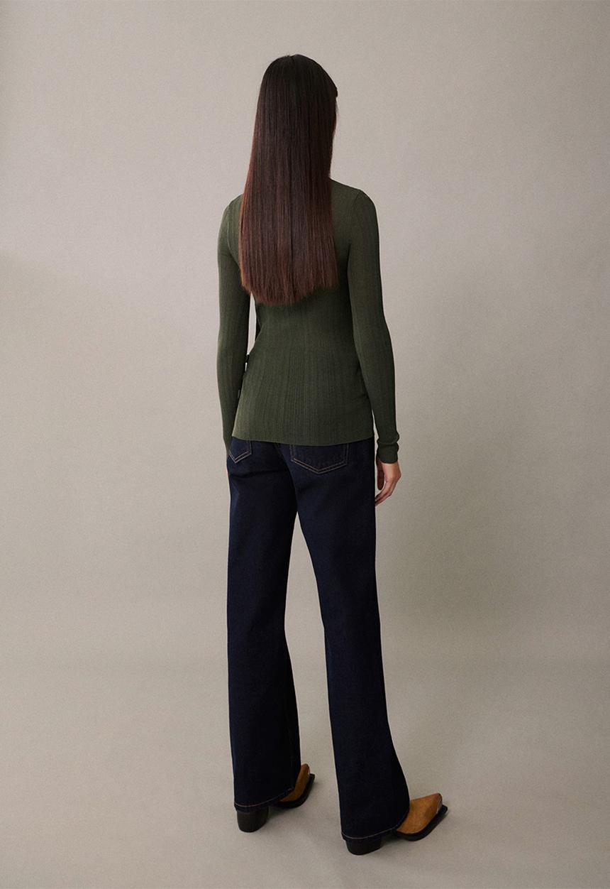 MANGO - Sweater Valle - Dark Green