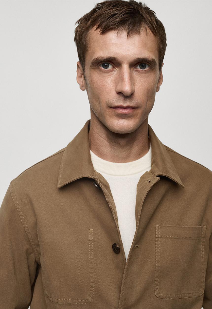 MANGO - Jacket maine - beige/khaki