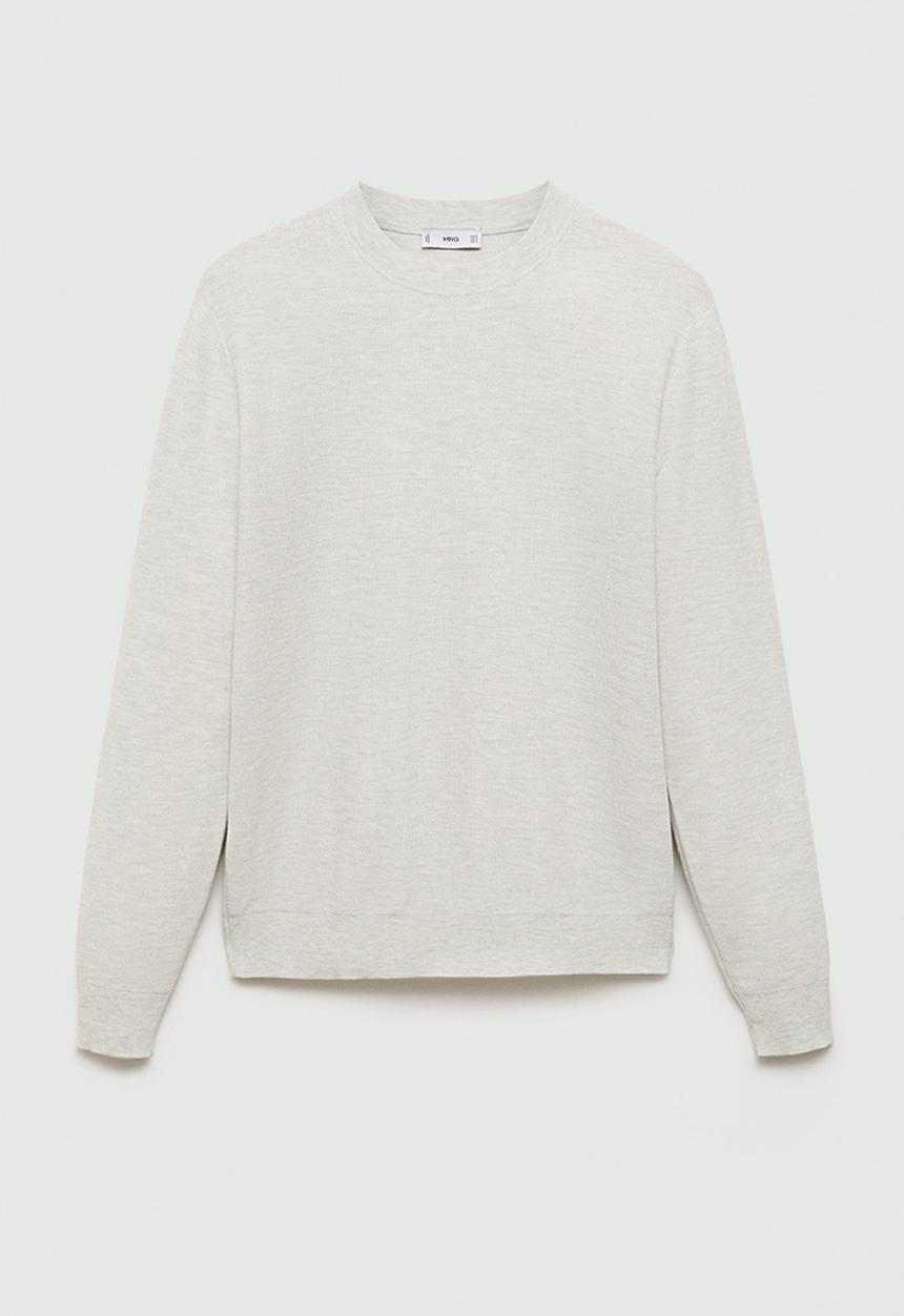 MANGO - Sweater ten - light/pastel gray