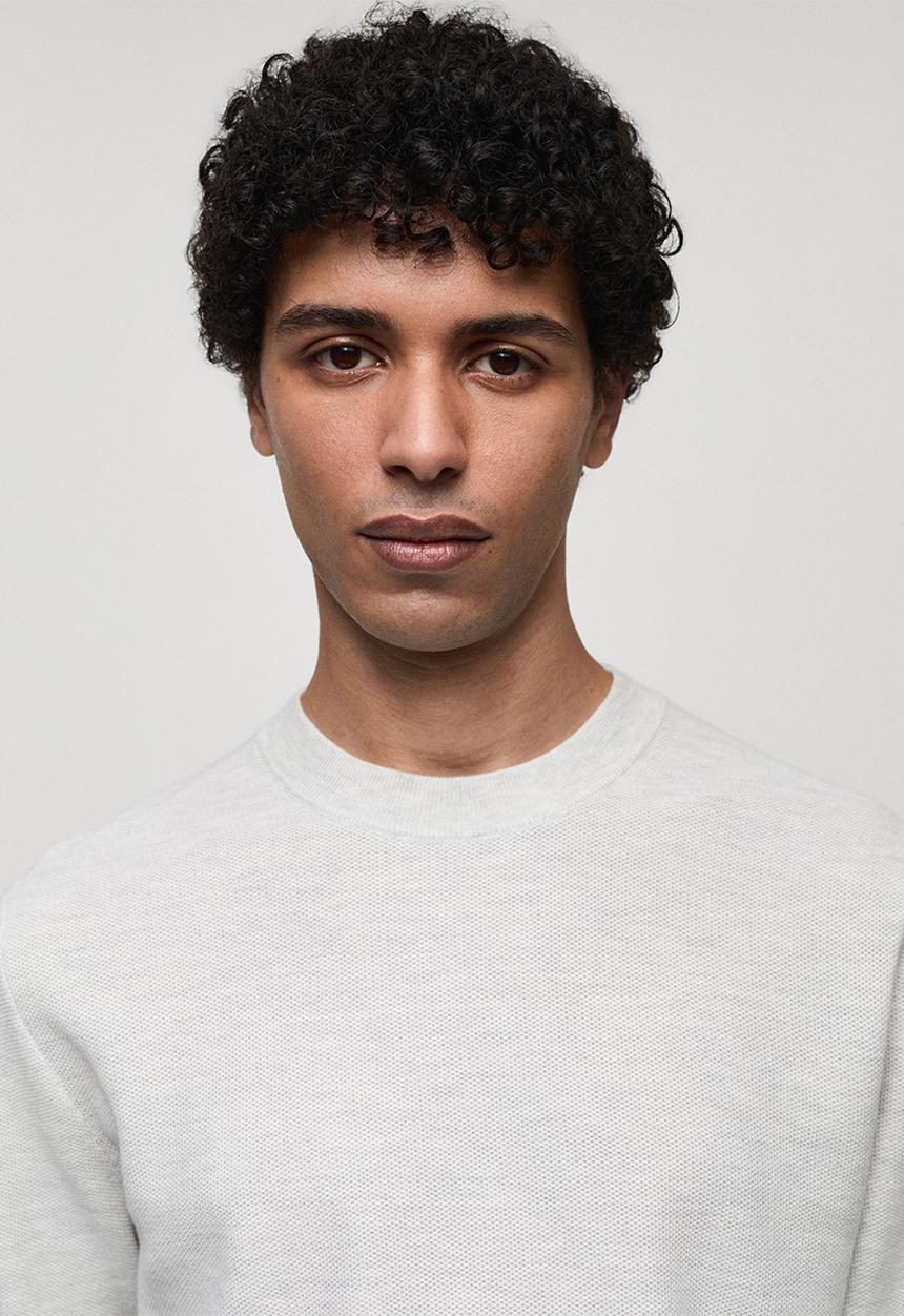 MANGO - Sweater ten - light/pastel gray