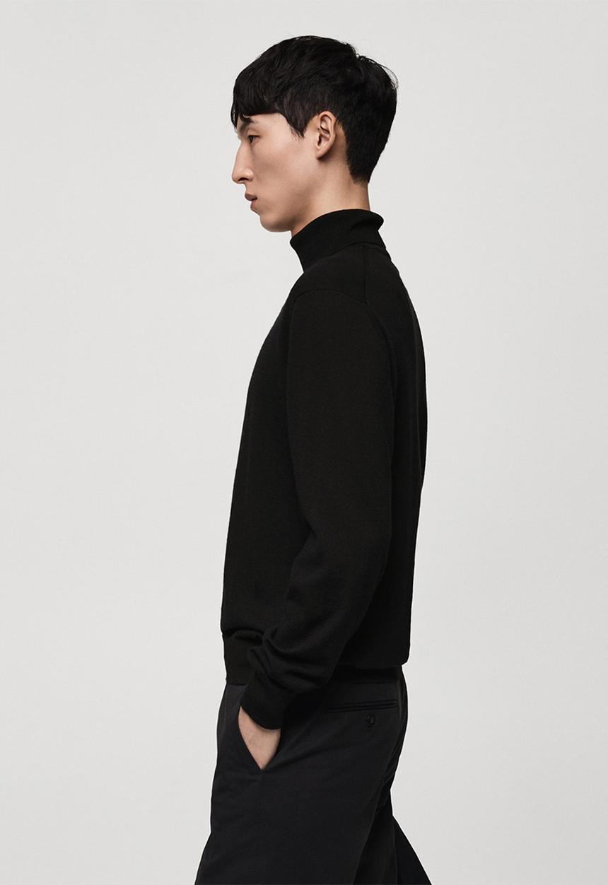 MANGO - Sweater willyt - black