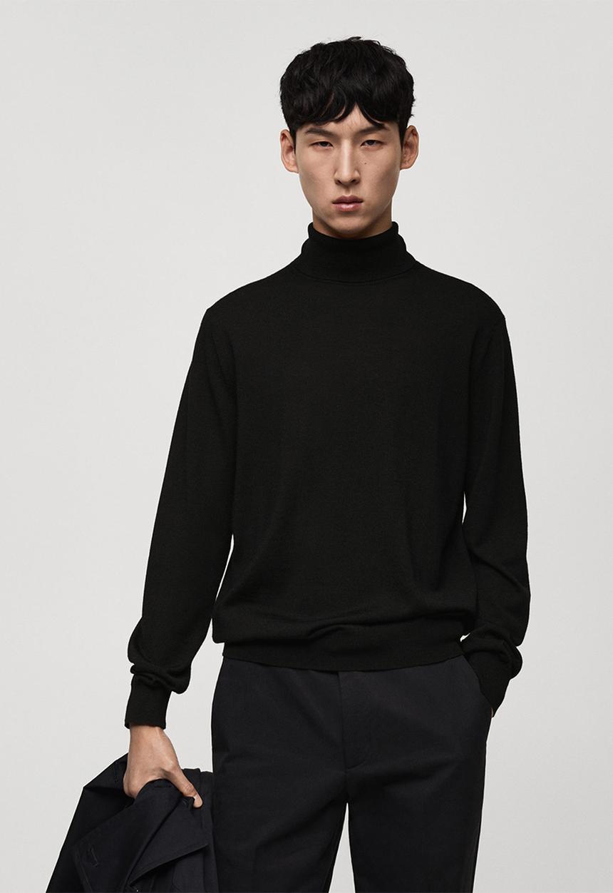 MANGO - Sweater willyt - black