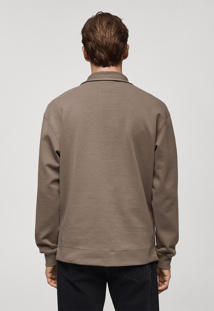 MANGO - Polo shirt berto - medium grey