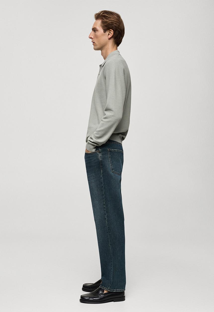 MANGO - Jeans moby - light/pastel green
