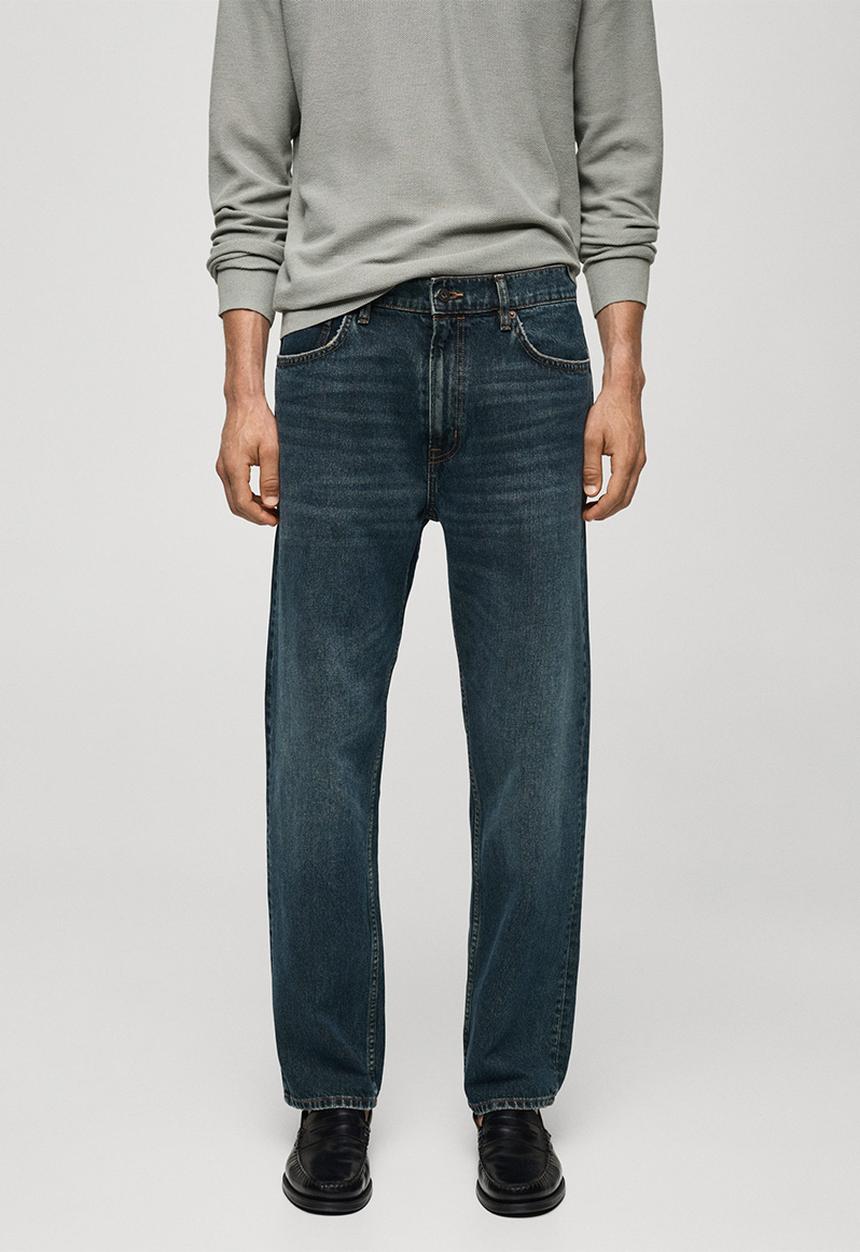 MANGO - Jeans moby - light/pastel green