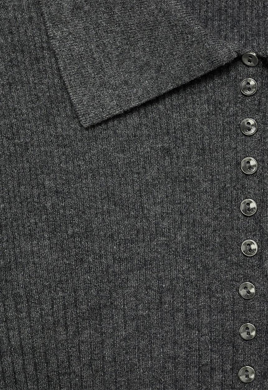 MANGO - Plus Sweater Twenties - Dark Grey