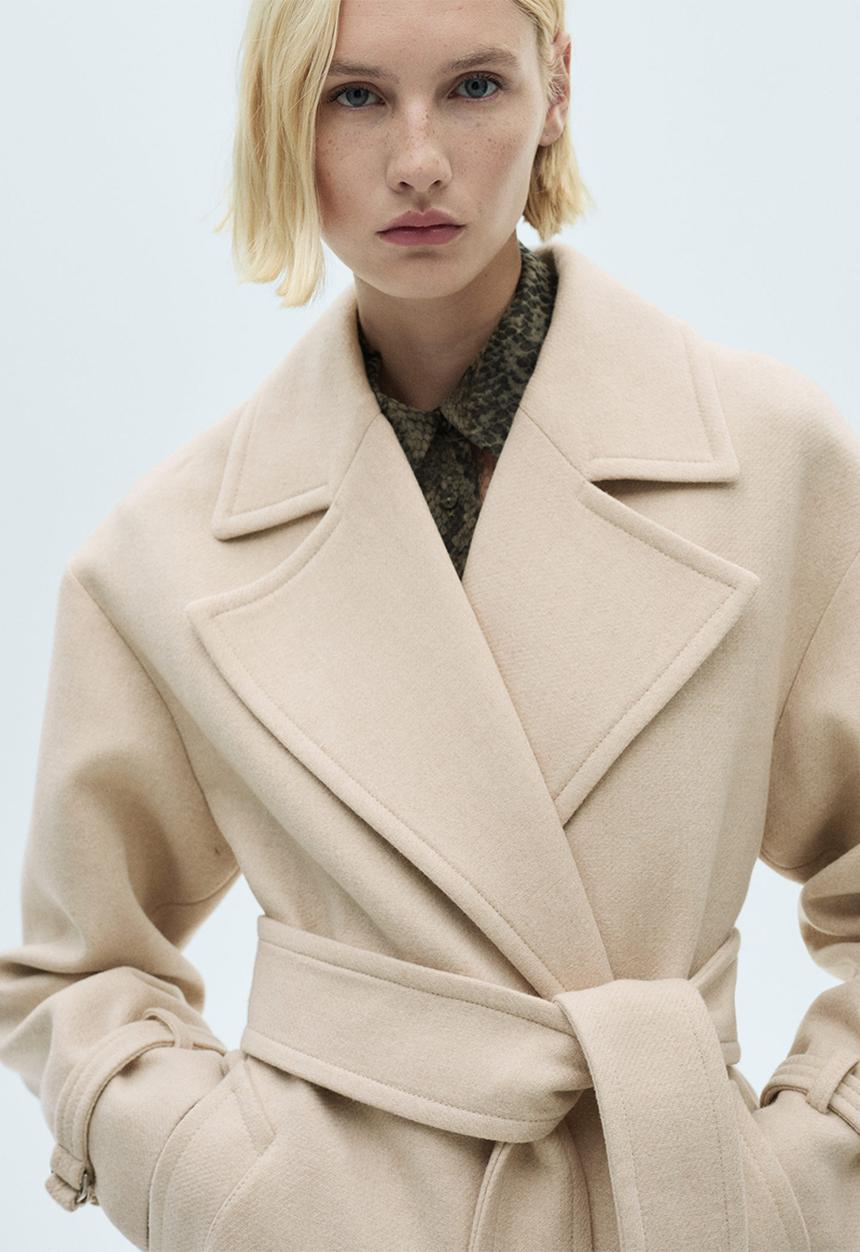 MANGO - Coat traviata - light pastel gray