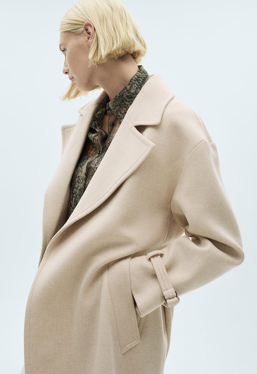 MANGO - Coat traviata - light pastel gray