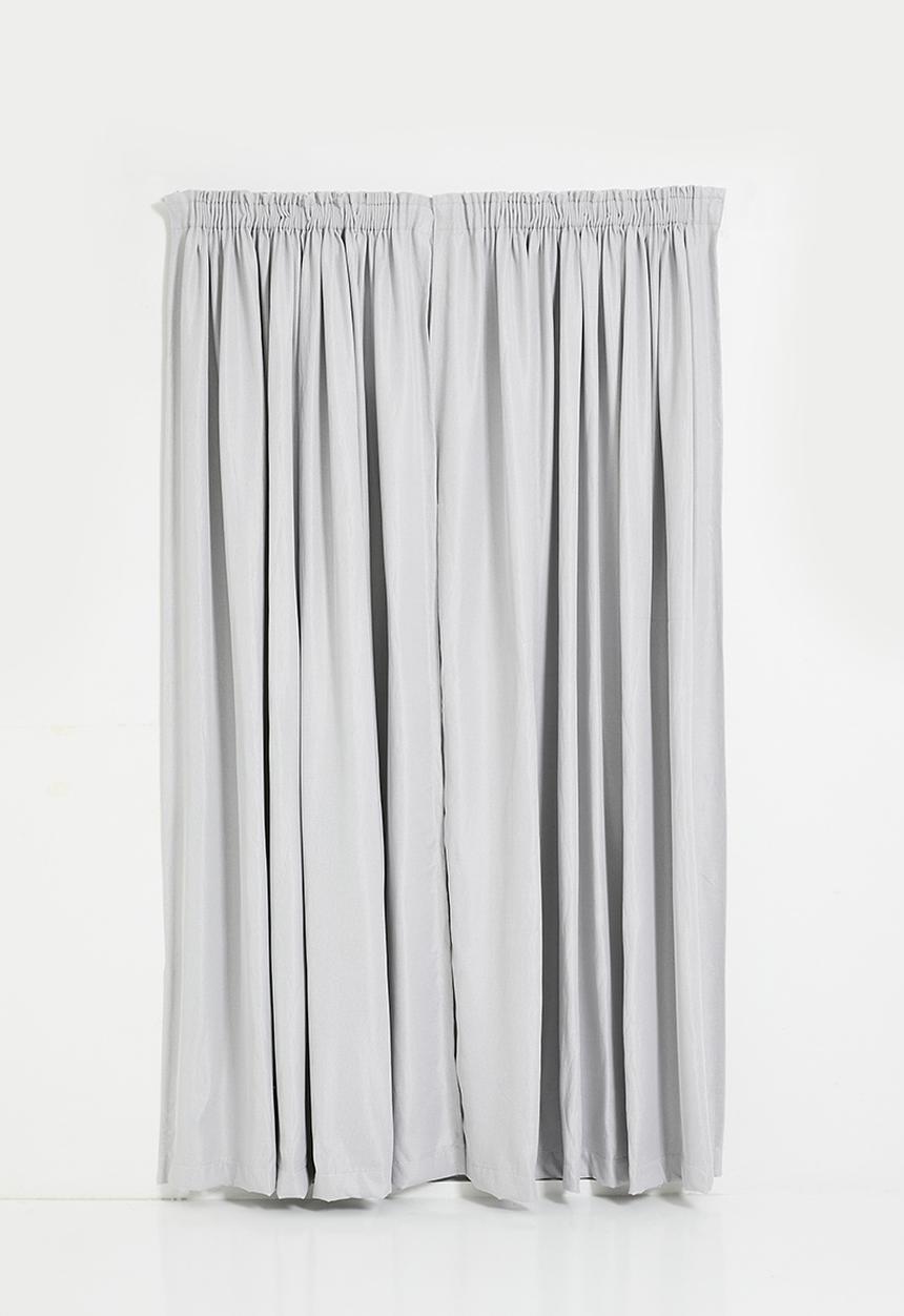 Sixth Floor - Herringbone Taped Curtain Lined - Mist