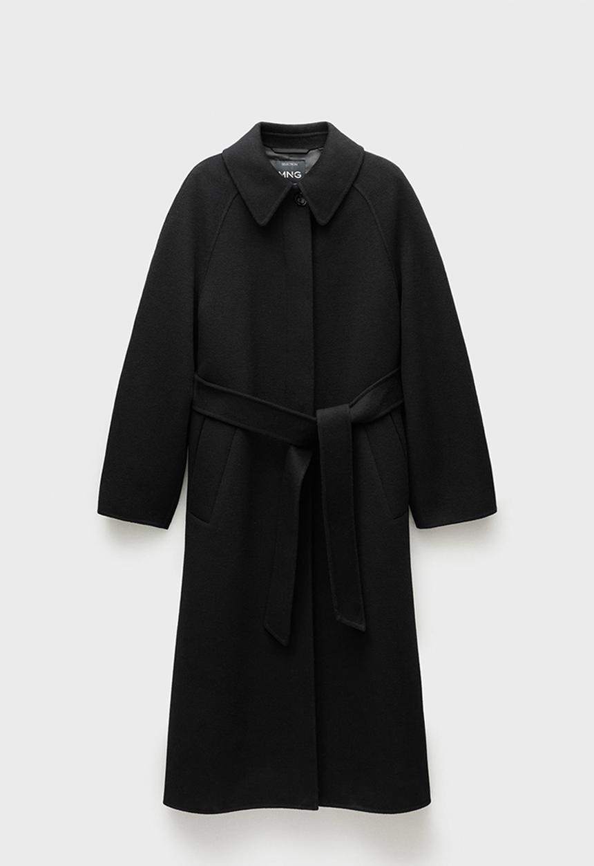 MANGO - Coat kurt - black