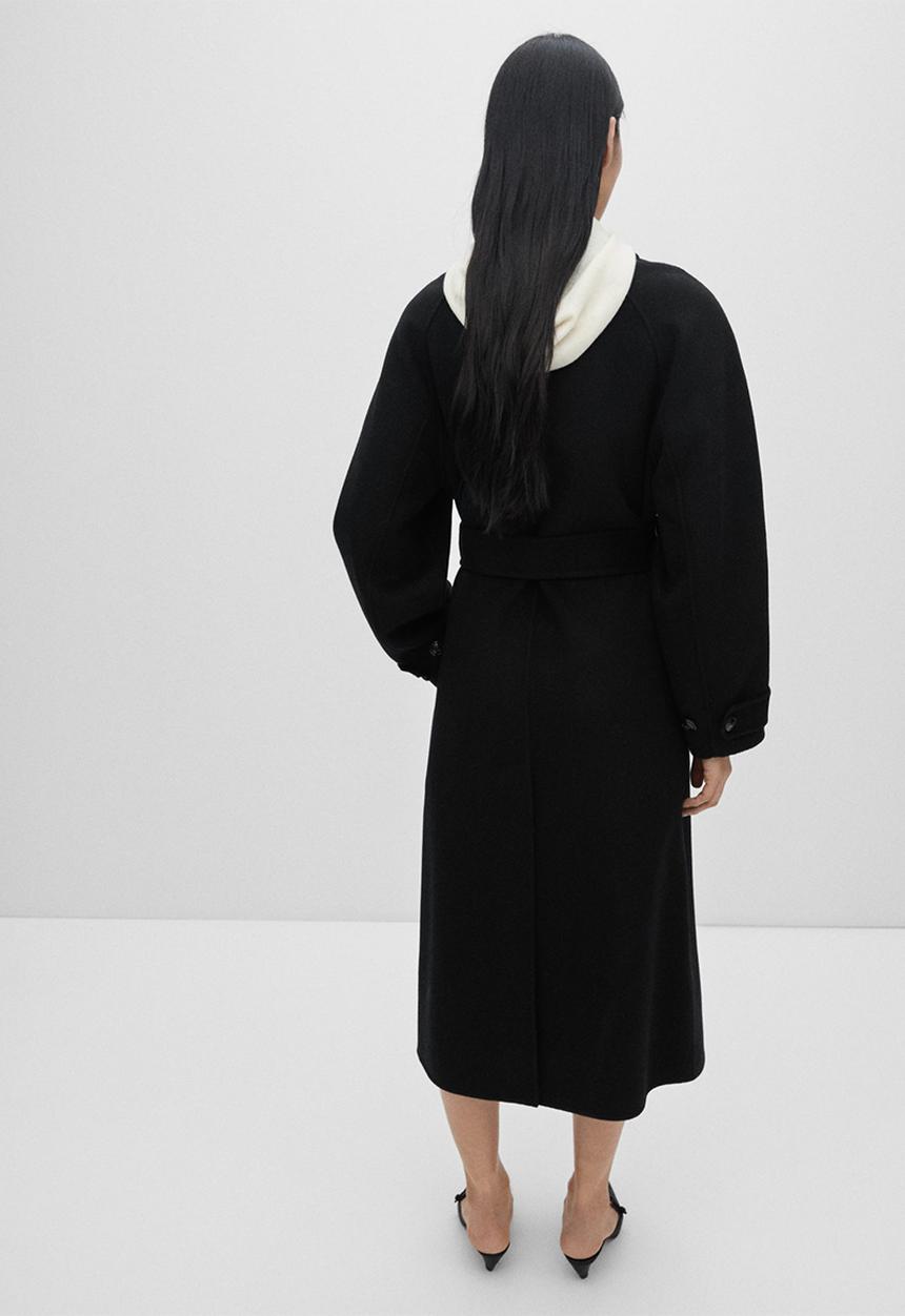 MANGO - Coat kurt - black
