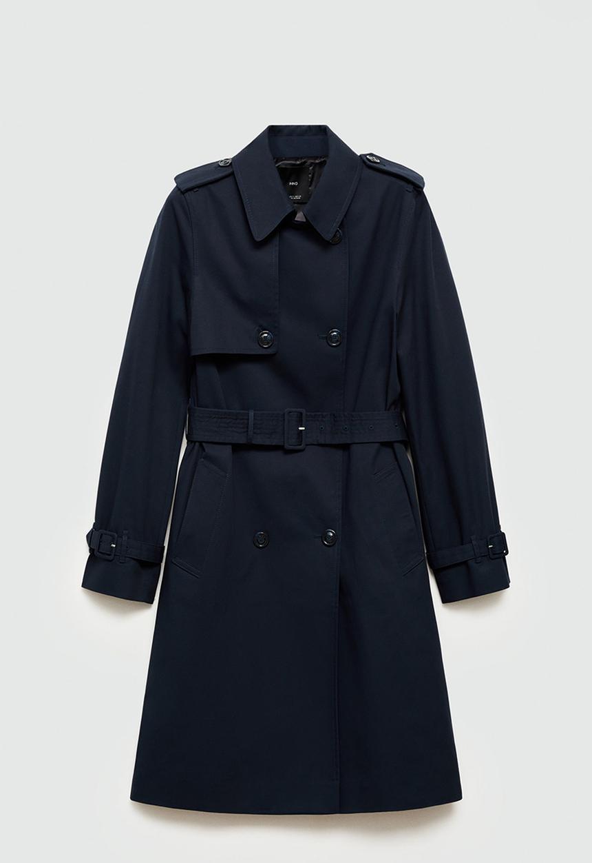 MANGO - Trenchcoat polana - navy