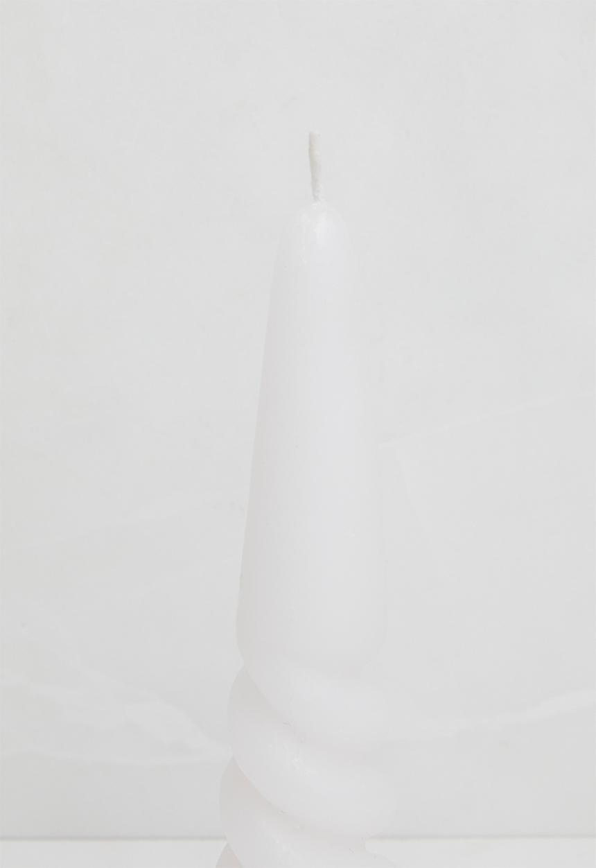Sixth Floor - Twisted candle - white