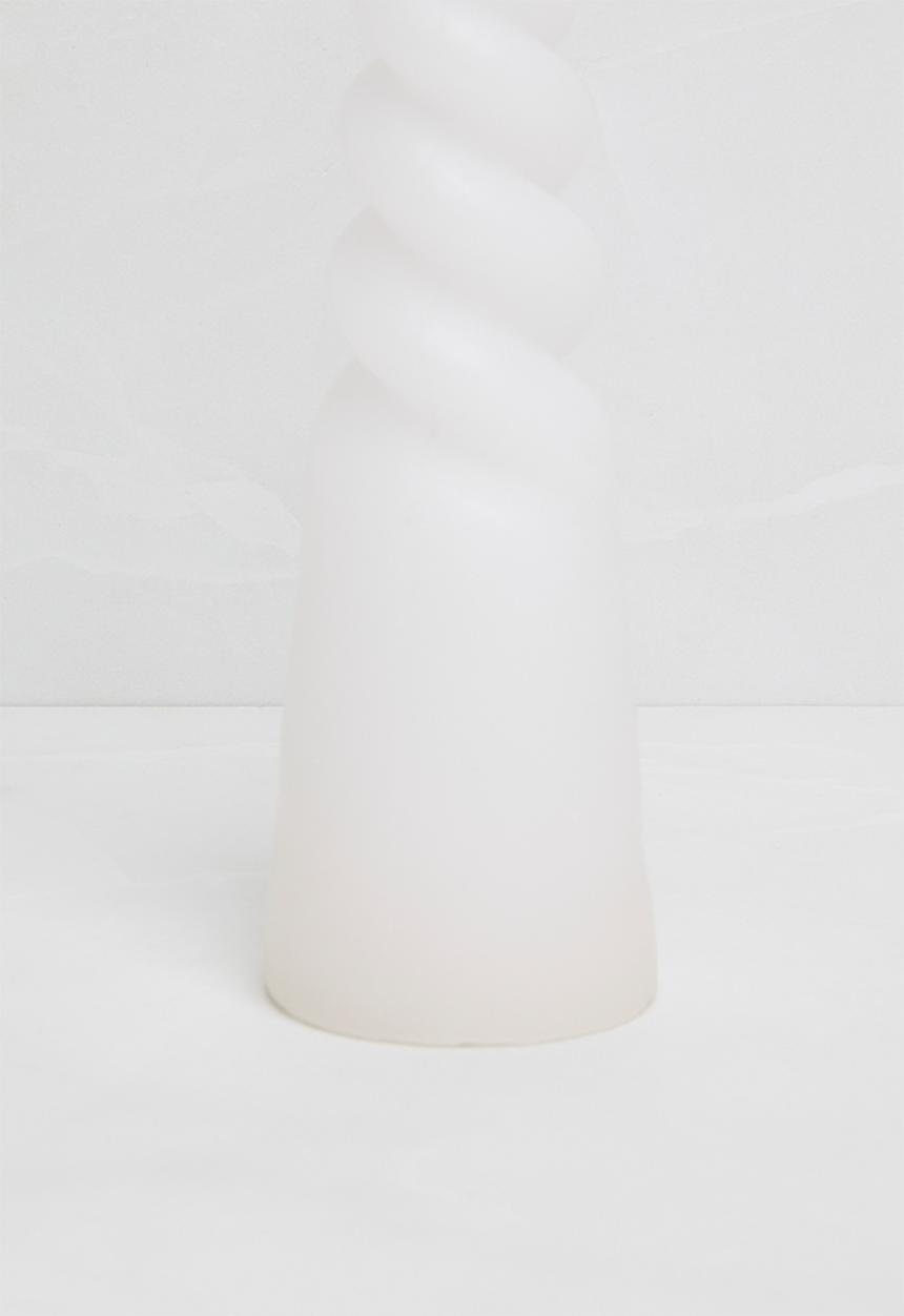 Sixth Floor - Twisted candle - white