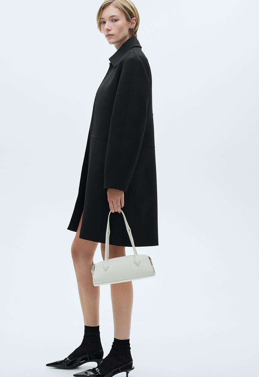 MANGO - Coat dilly - black