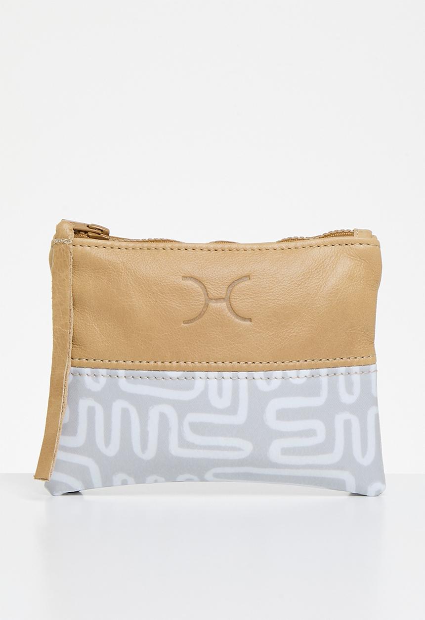 Thandana - Travel pouch Laminated Fabric - Geo Moonstruck