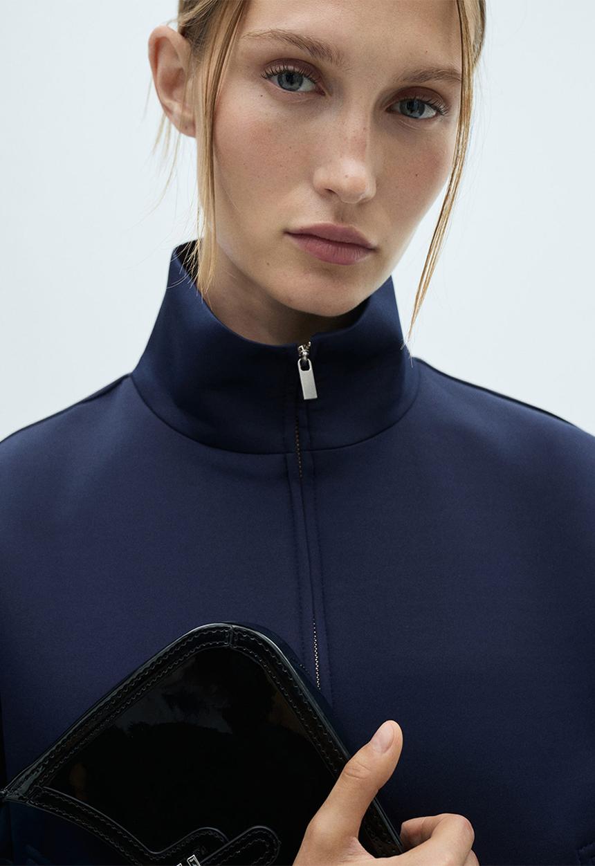 MANGO - Jacket Nolan -  Navy