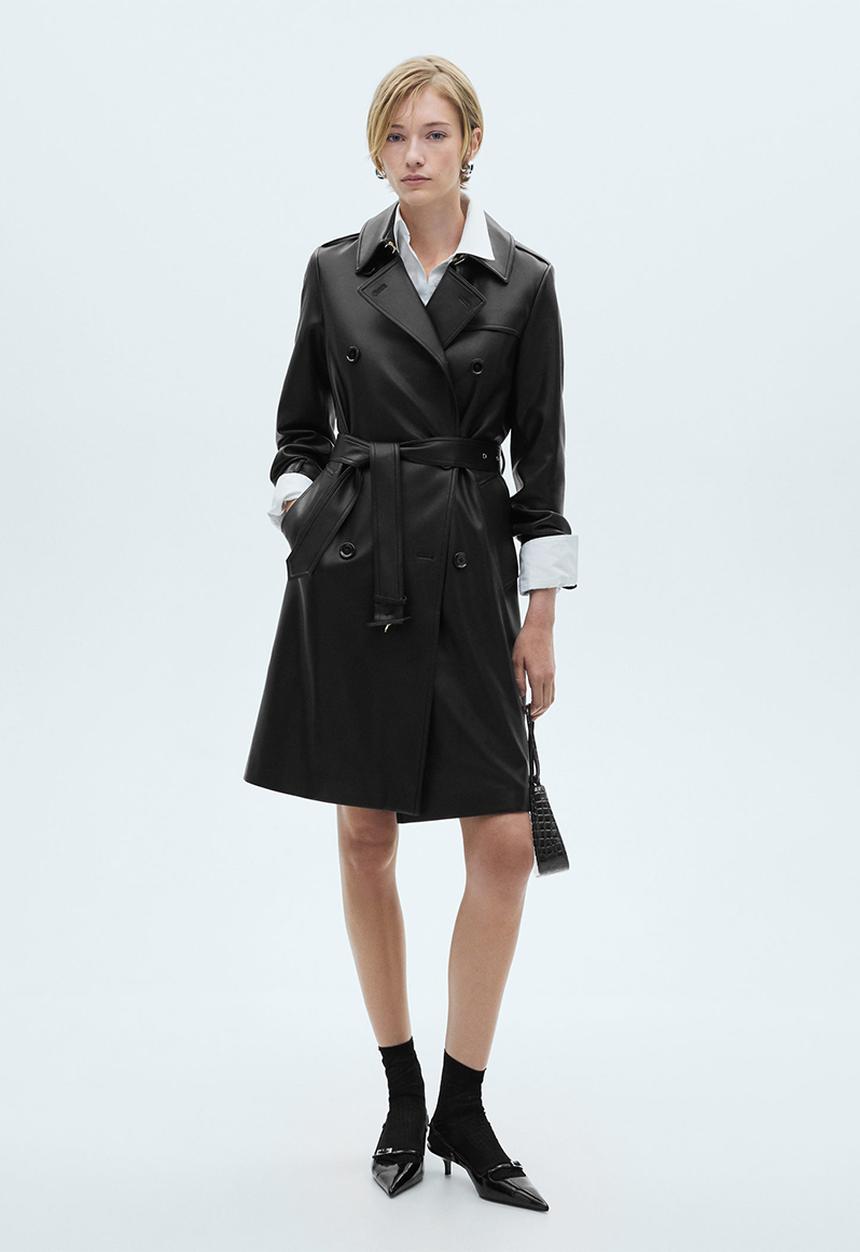 MANGO - Trenchcoat polanapu - black
