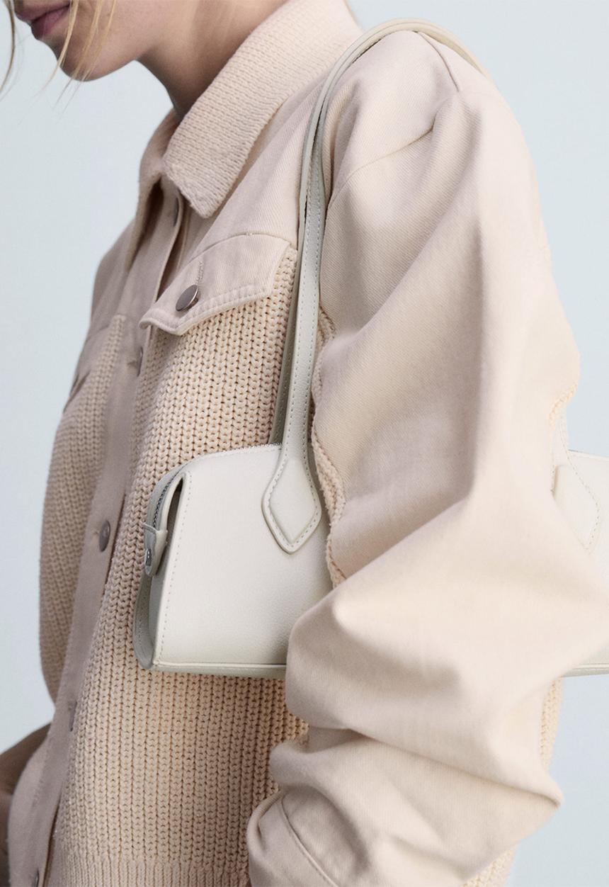 MANGO - Jacket Country -  Light Beige