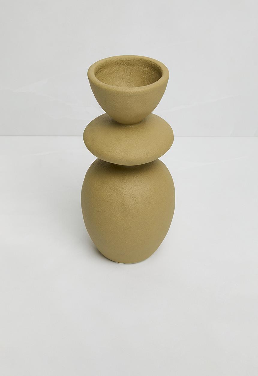 Sixth Floor - Sebas tall vase - brown