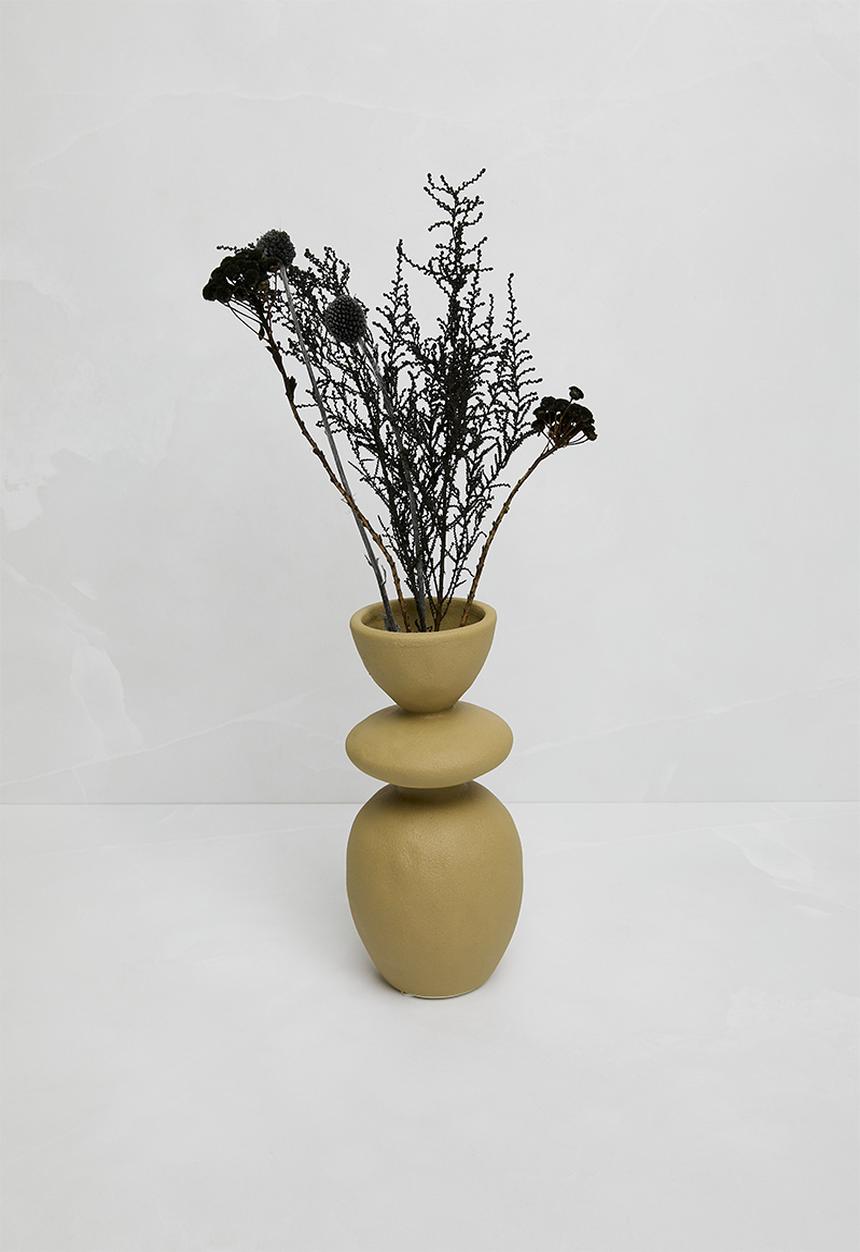 Sixth Floor - Sebas tall vase - brown