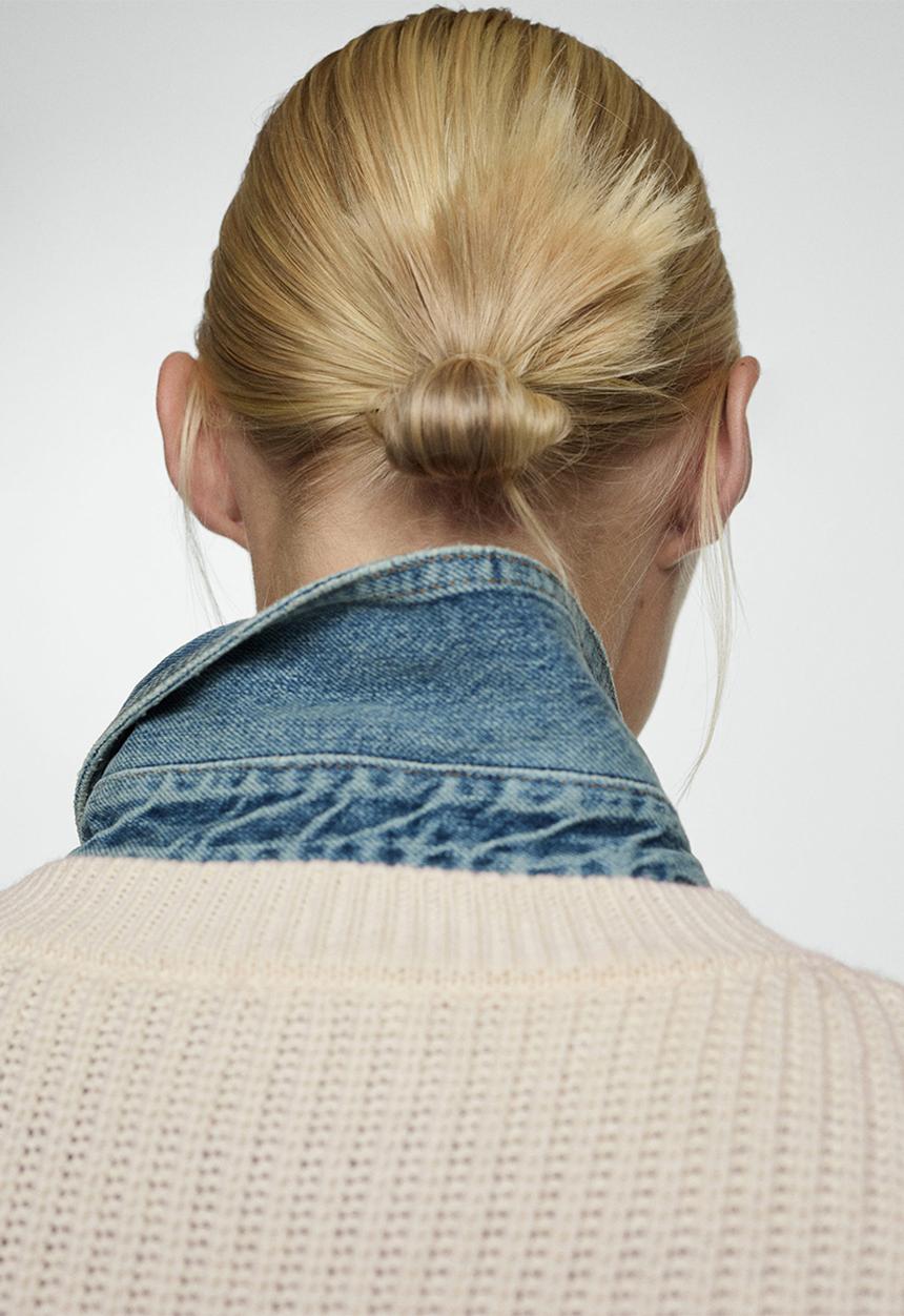 MANGO - Sweater Lorenita -  Light Beige