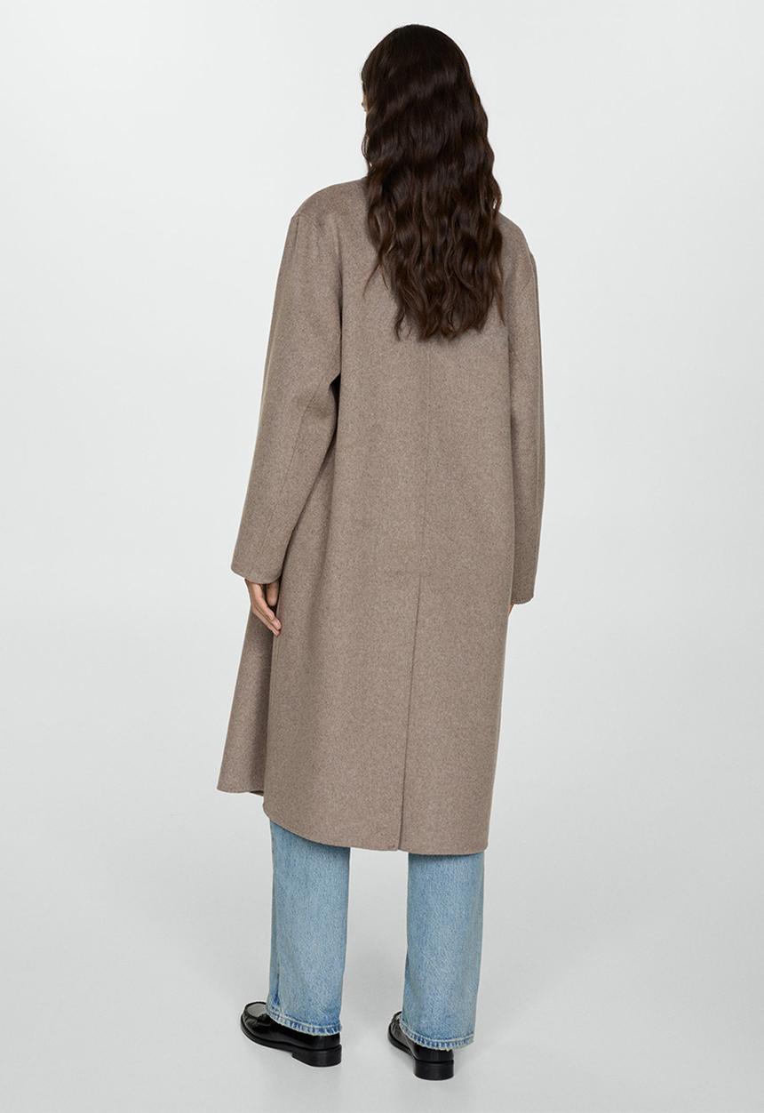 MANGO - Coat Picarol - Medium Brown