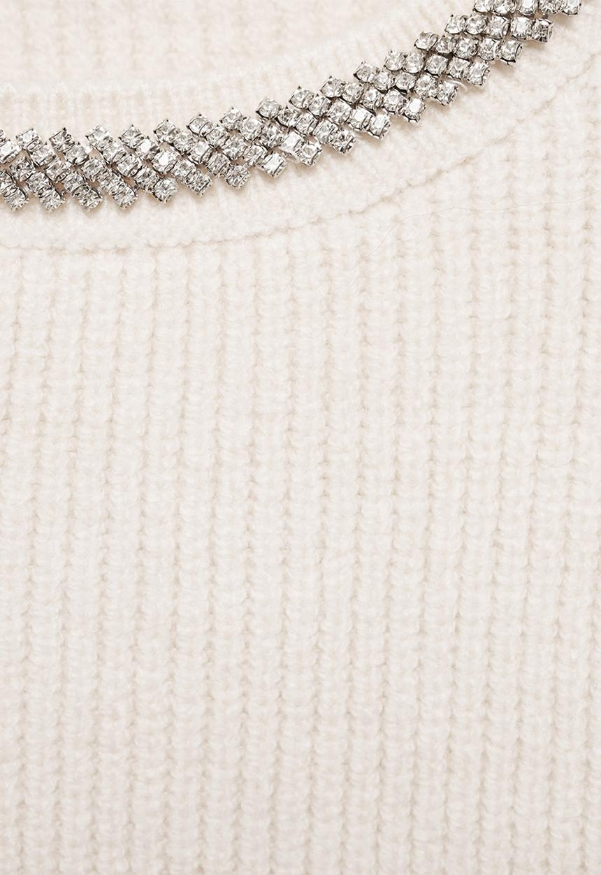 MANGO - Sweater Delia -  Light Beige