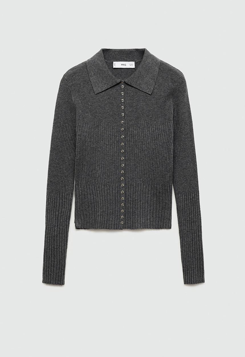 MANGO - Sweater Twenties -  Dark Grey