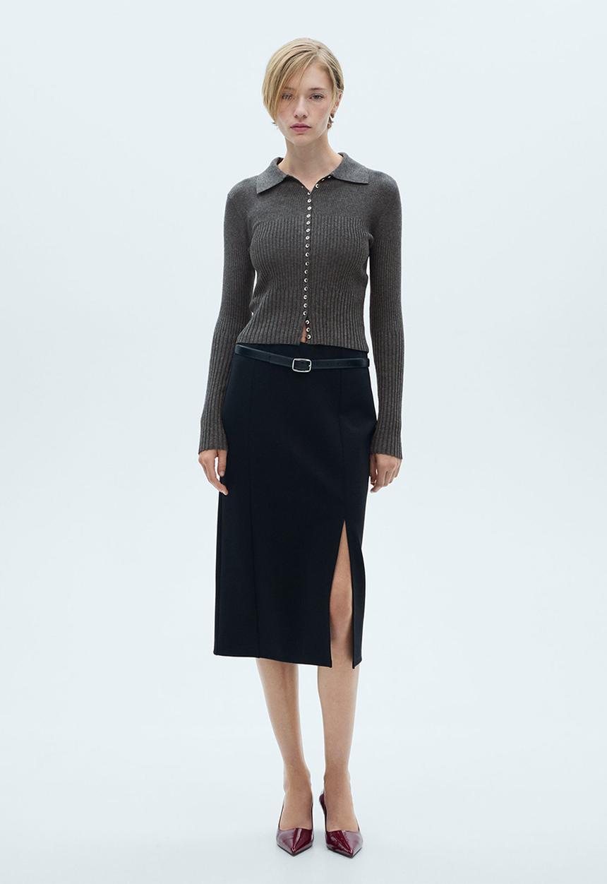 MANGO - Sweater Twenties -  Dark Grey