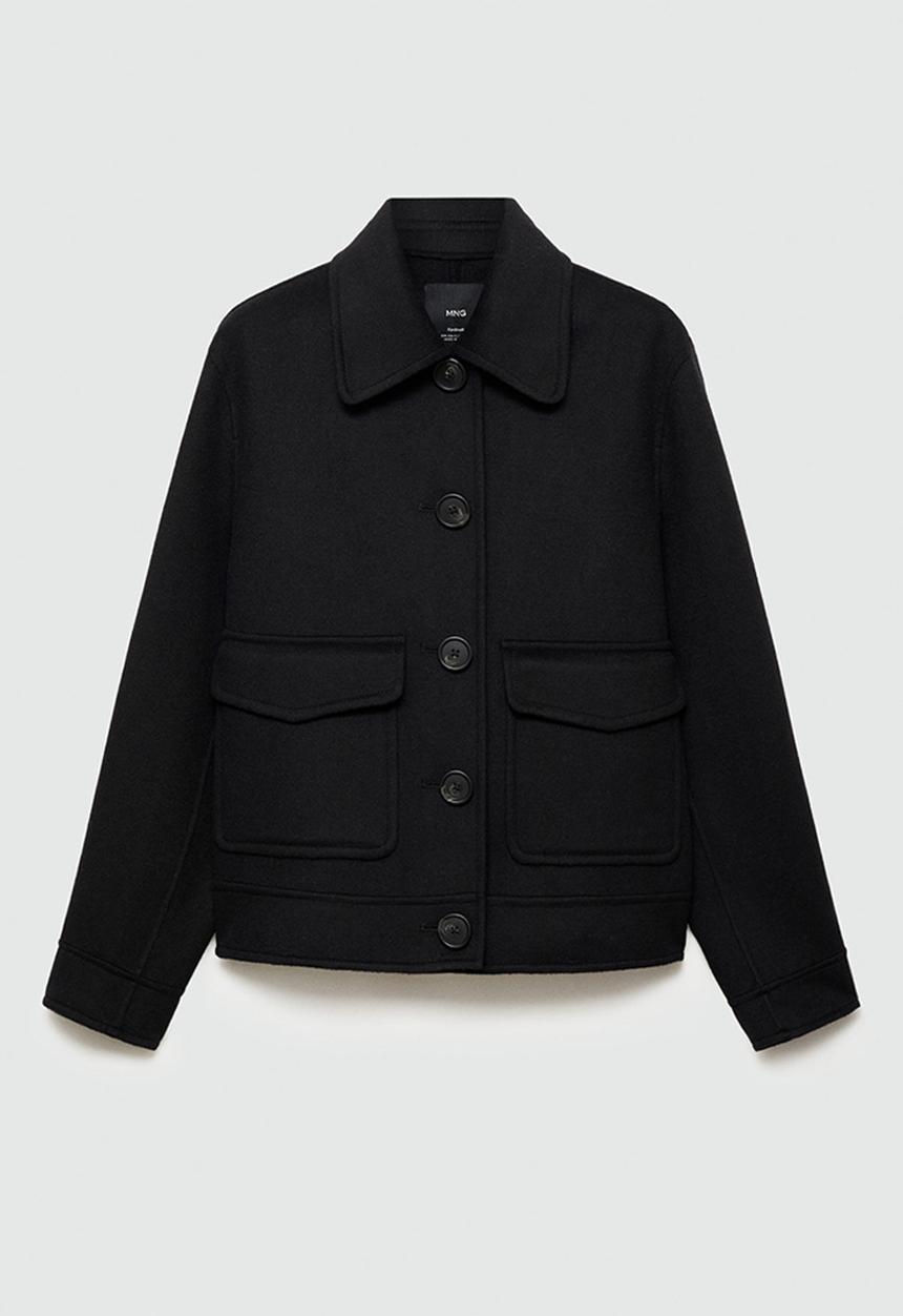MANGO - Jacket Anna - Black