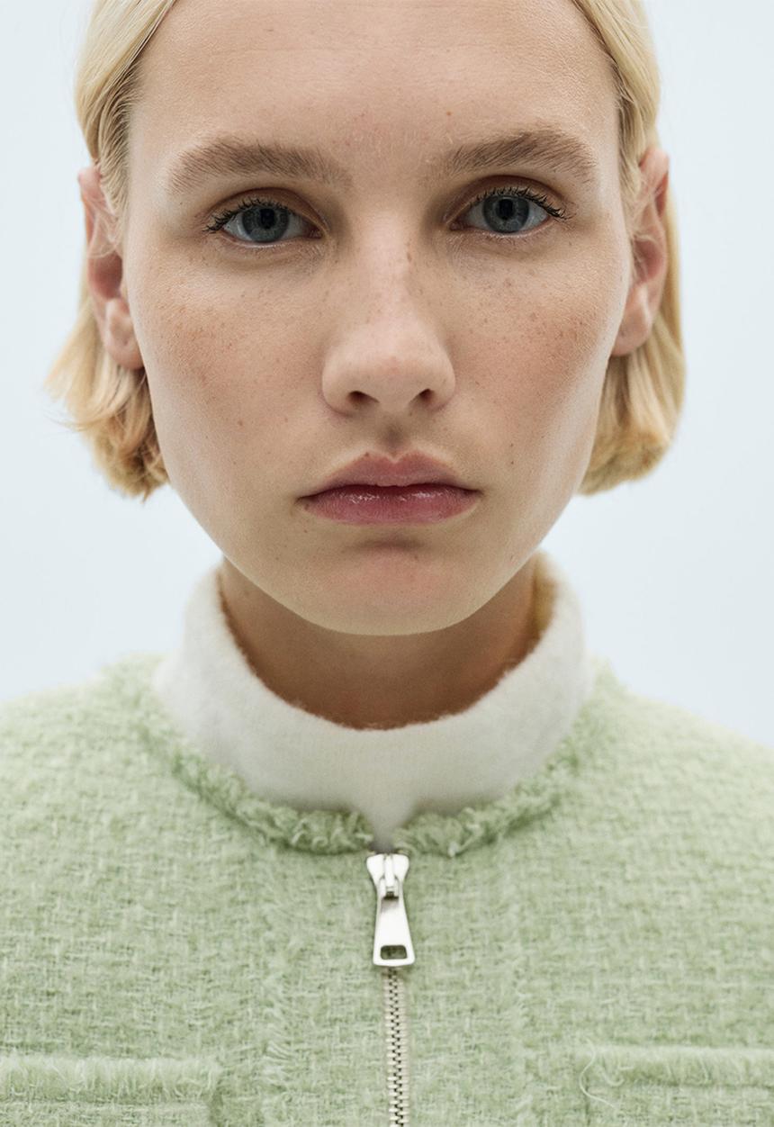 MANGO - Jacket Ena - Light/Pastel Green