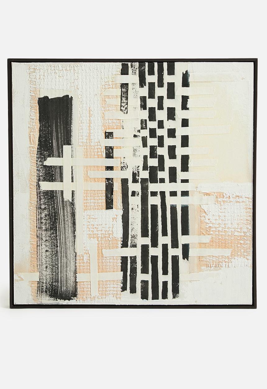 Sixth Floor - Urbanity Wall Art - natural and black