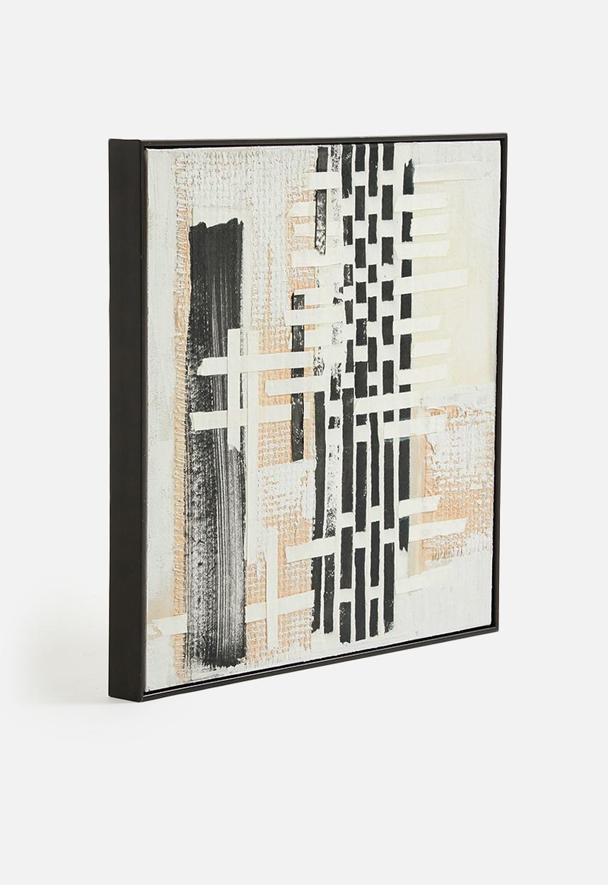 Sixth Floor - Urbanity Wall Art - natural and black