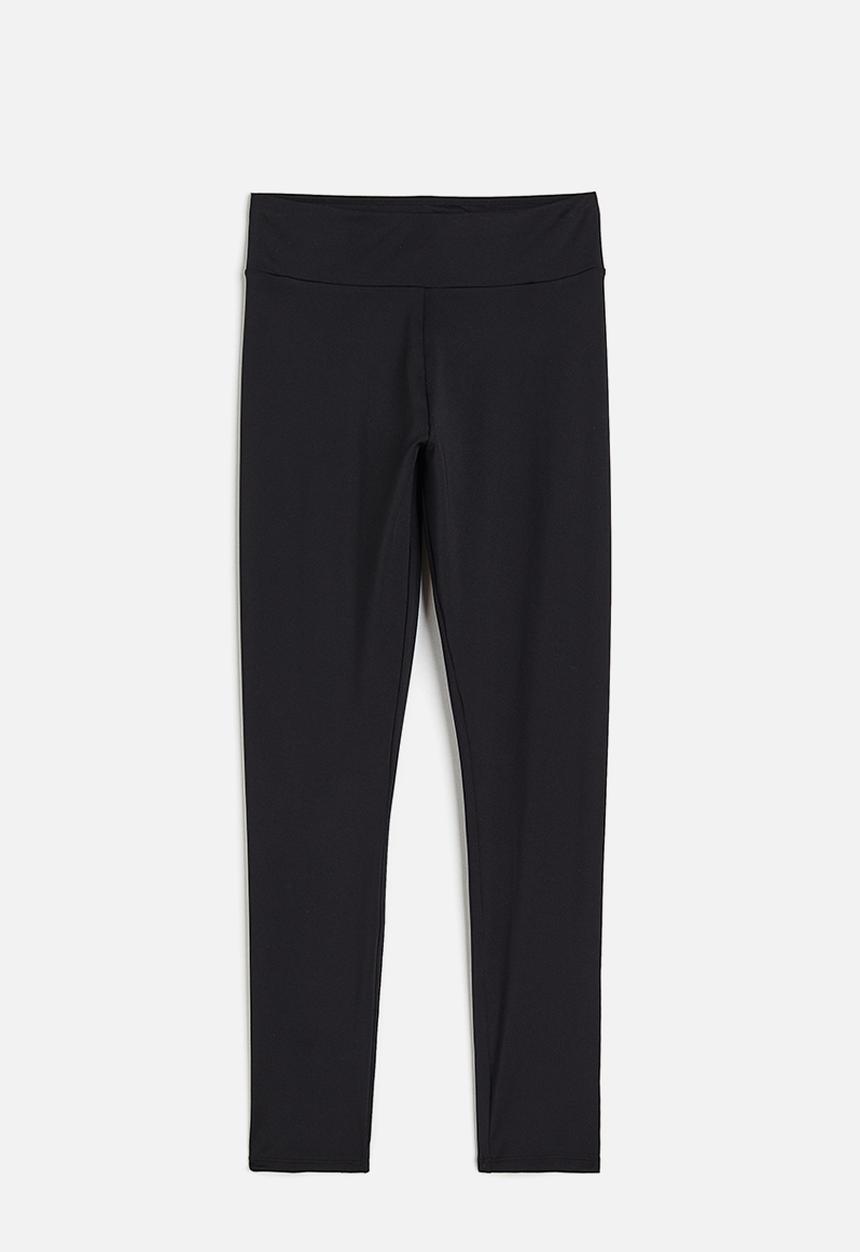 H&M - Microfibre leggings - black