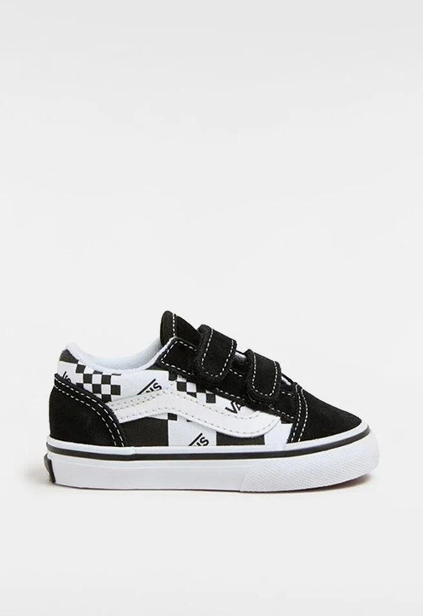 Vans - Old Skool V-Logo Check - Black/True White