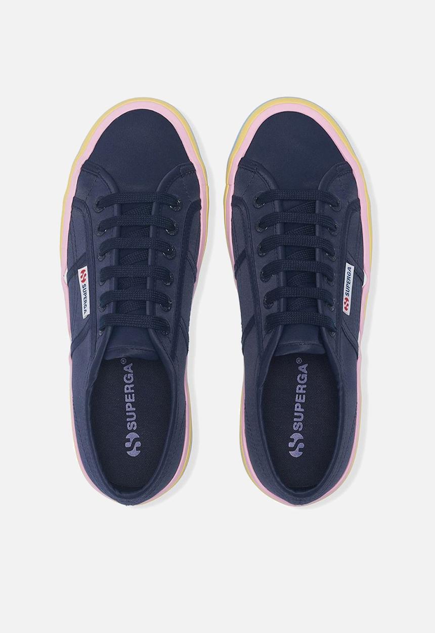 SUPERGA - 2740 Liquify Nylon - A2P Blue Navy Pink Yellow
