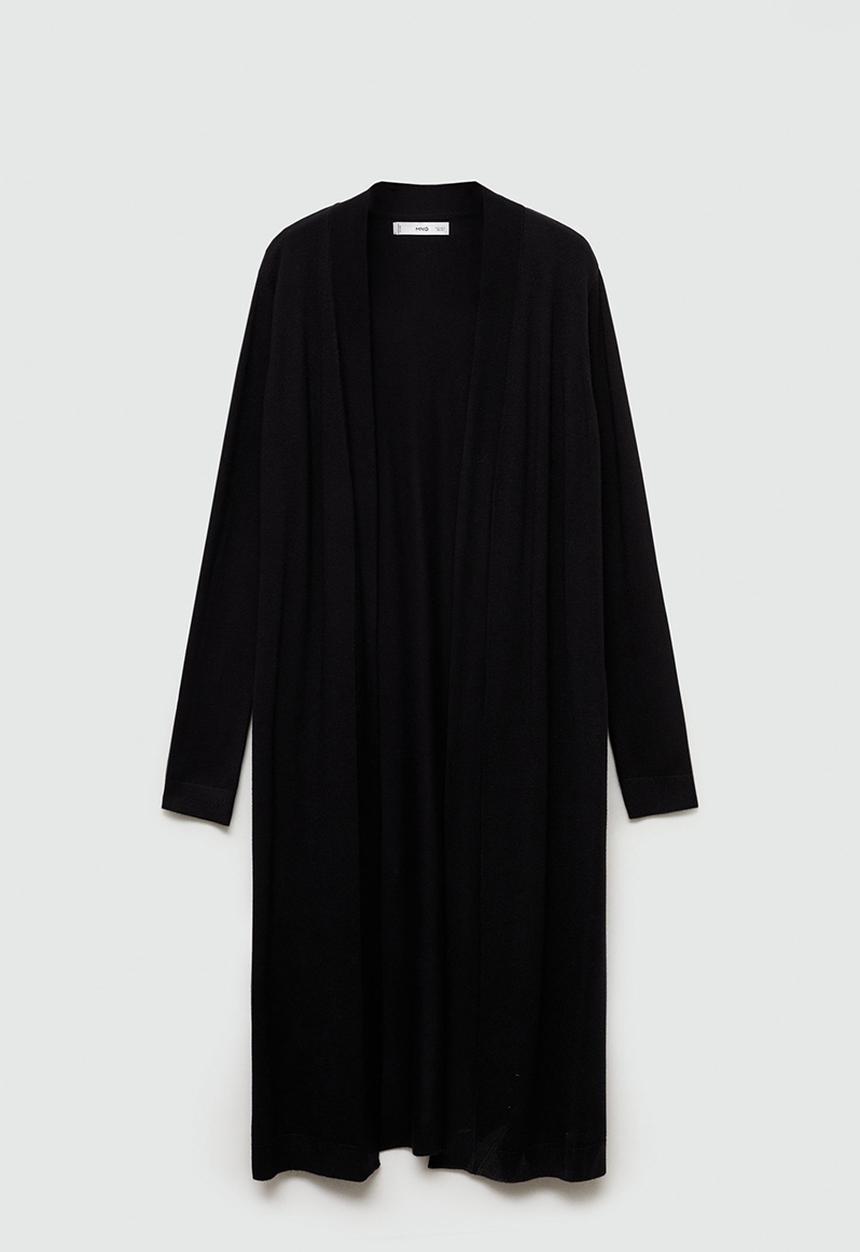 MANGO - Cardigan almibar - black