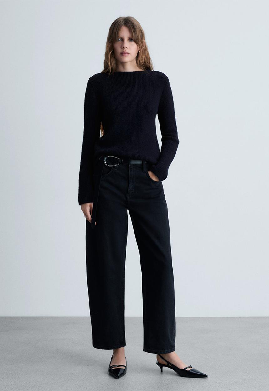 MANGO - Sweater bruna - navy