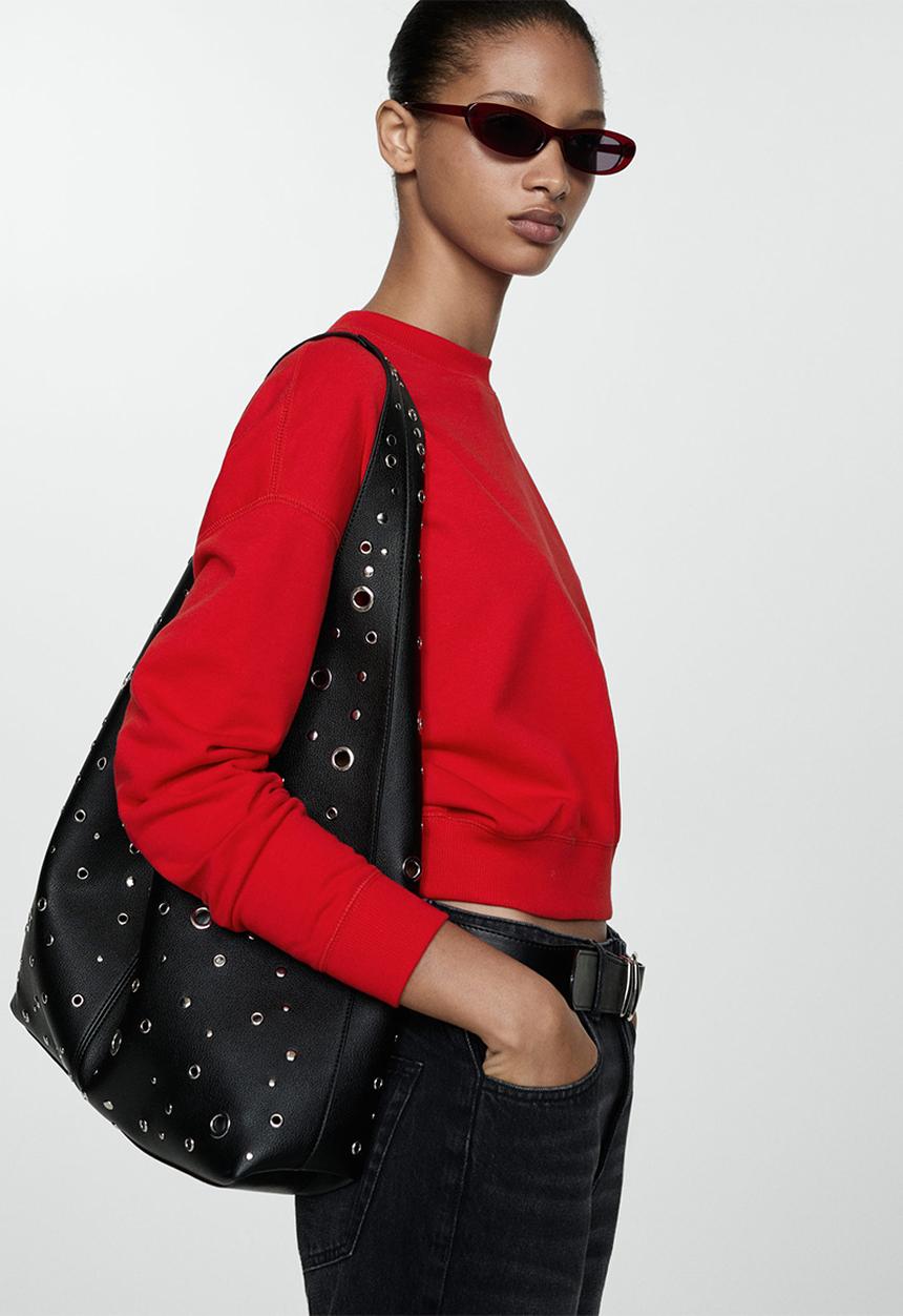 MANGO - Sweatshirt sweaty - red