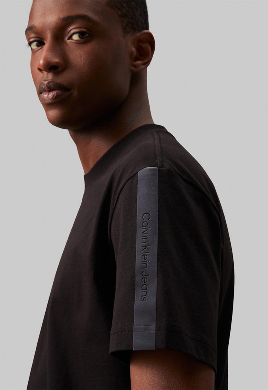 Calvin Klein - Logo tape tee - ck black