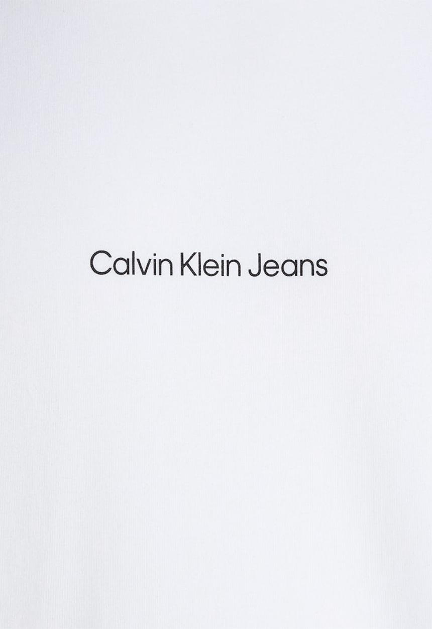 Calvin Klein - Grid monogram ls tee - bright white