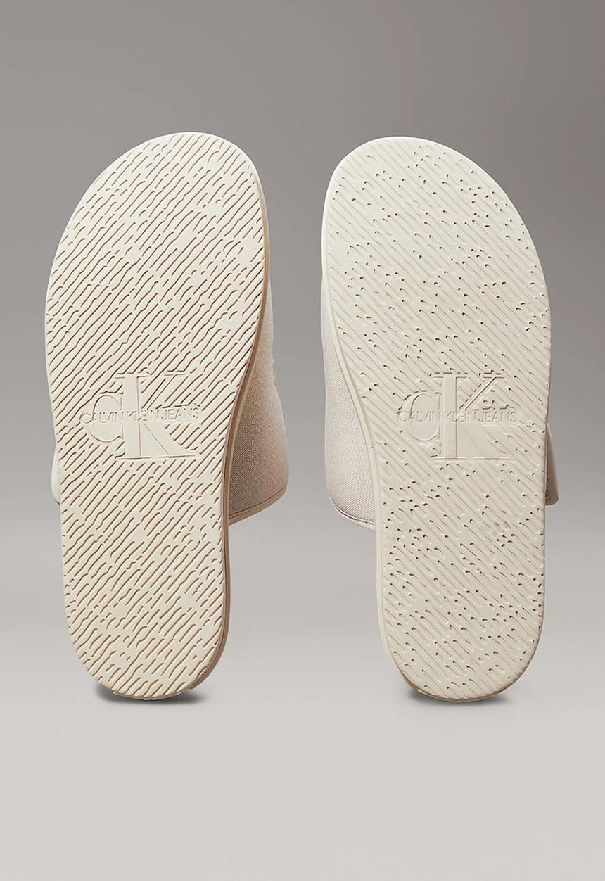 Calvin Klein - Double bar sandal mtl - white 