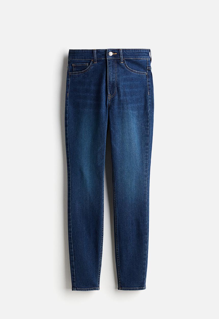 H&M - Ultra high ankle jeggings - blue.