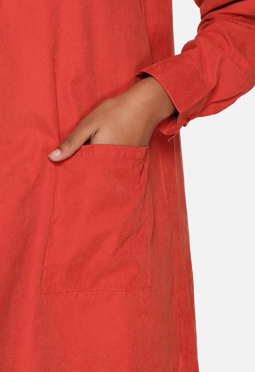Lola May - Oversize swing shirt with pockets