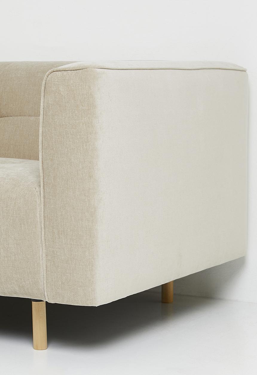 Sixth Floor - Cortland 3 seater sofa-Beige