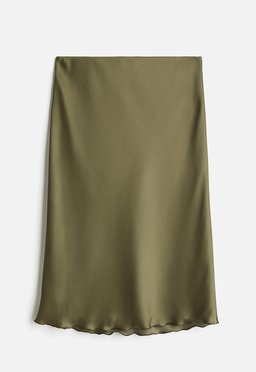 H&M - Knee-length skirt - green